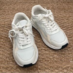 Off-White Cream and White Sneakers